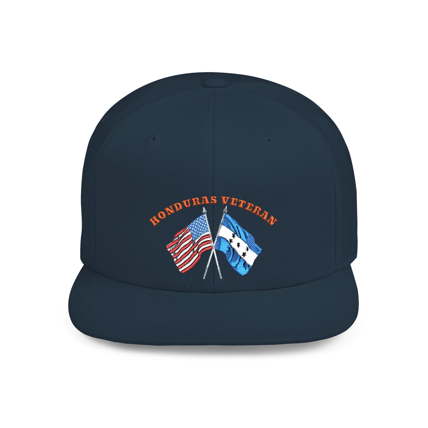 Honduras Veteran – Flat Bill Embroidered Hat