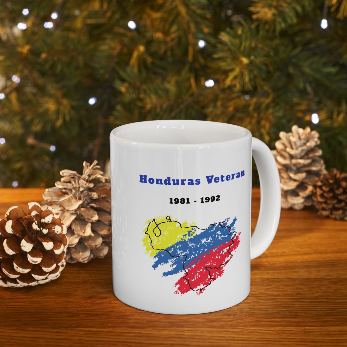 Honduras Veteran 1981–1992 – 11oz. Three Color Coffee Mug
