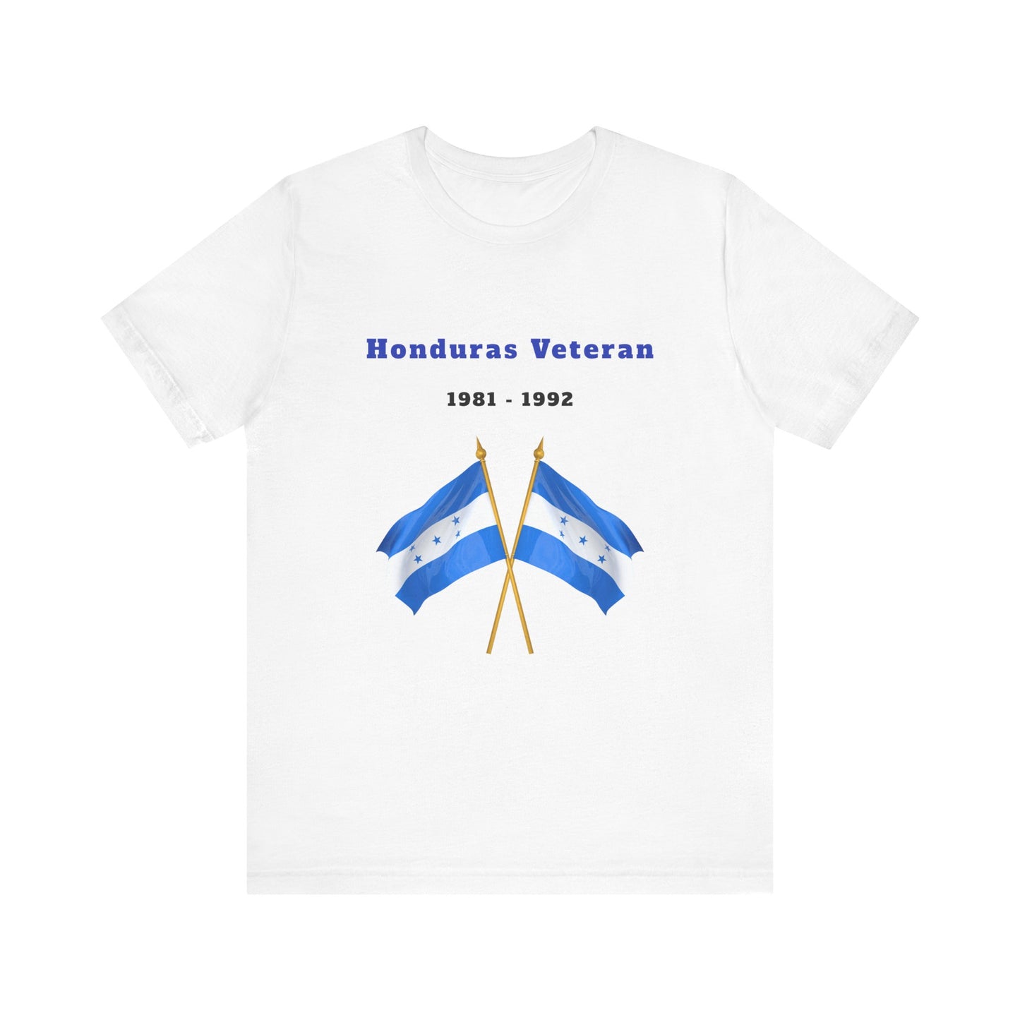 Honduras Veteran 1981–1992 – Crossed Flags T-Shirt