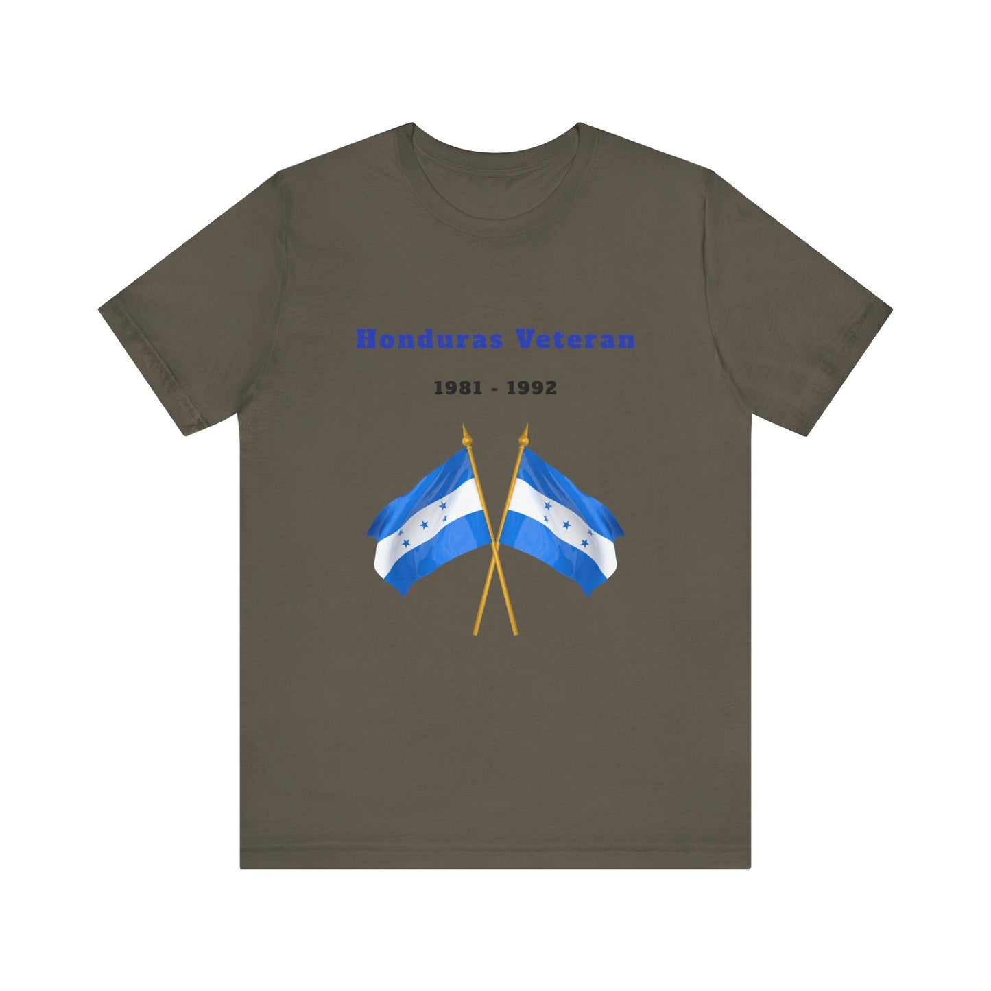 Honduras Veteran 1981–1992 – Crossed Flags T-Shirt