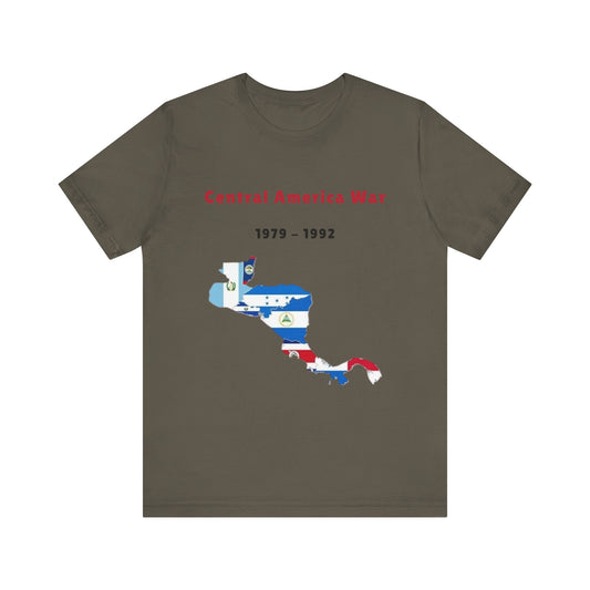 Central America War – Flag Map T-Shirt