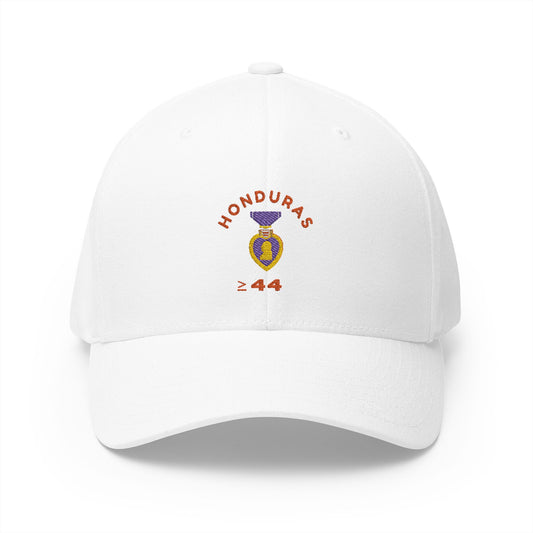 Honduras Purple Heart Hat - Closed-Back Structured Cap (Embroidery)