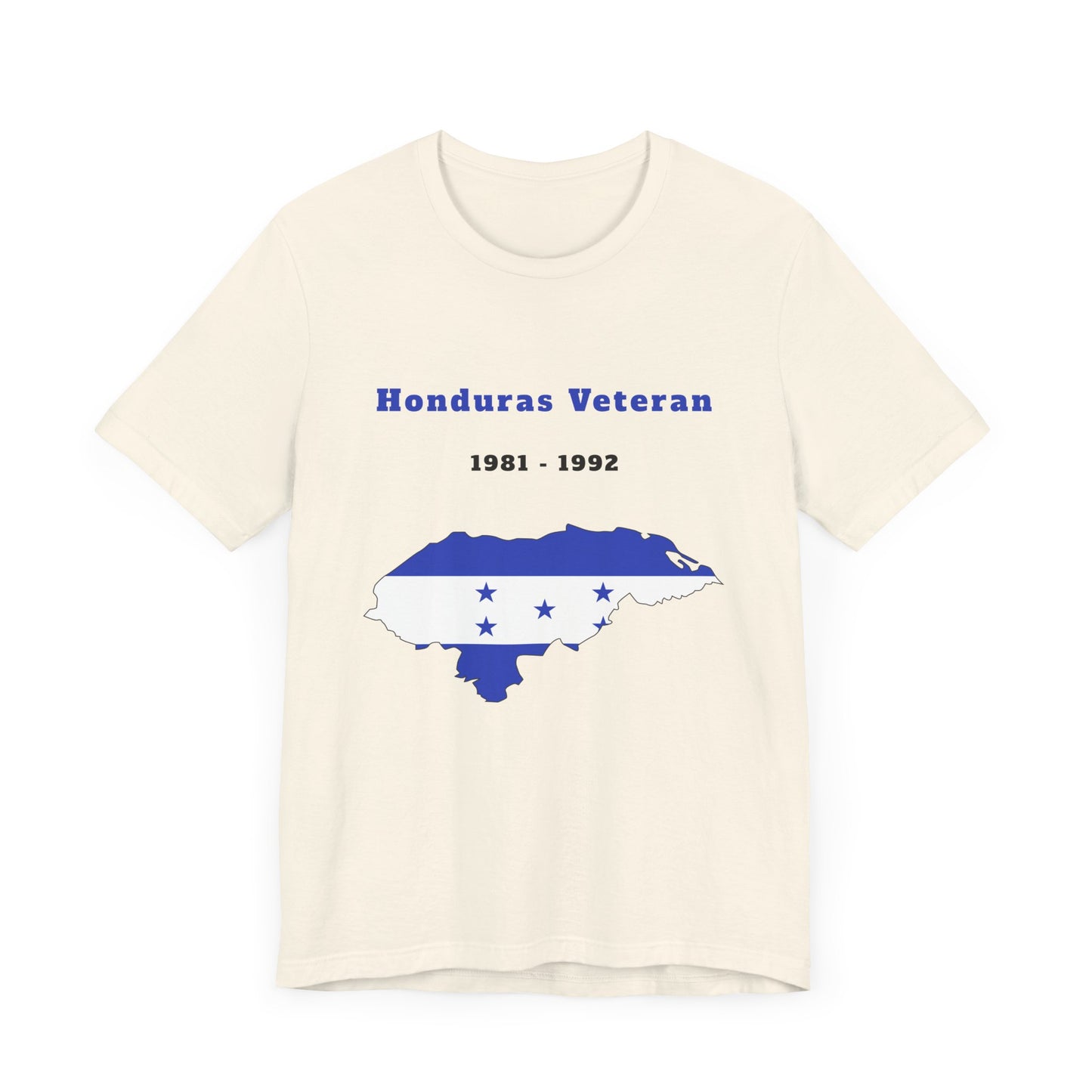 Honduras Veteran 1981–1992 – Flag Map T-Shirt