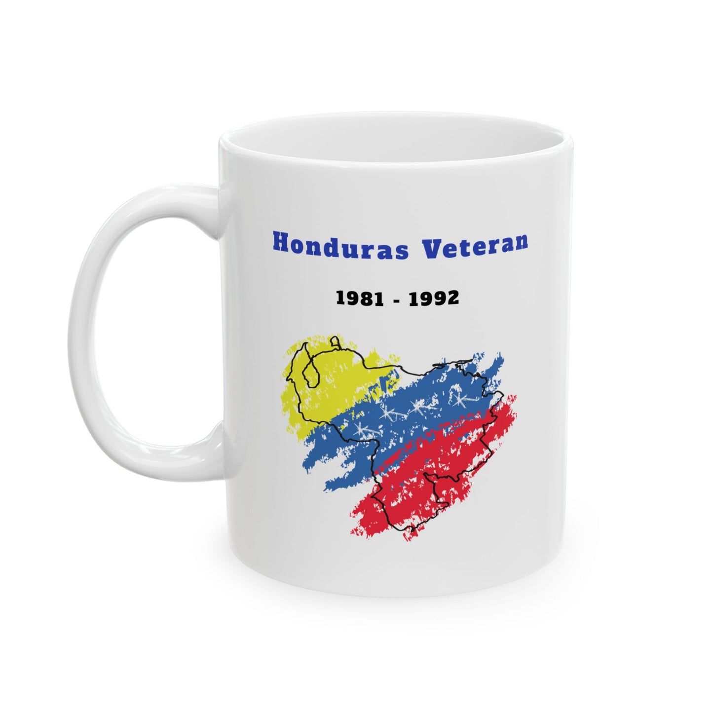 Honduras Veteran 1981–1992 – 11oz. Three Color Coffee Mug
