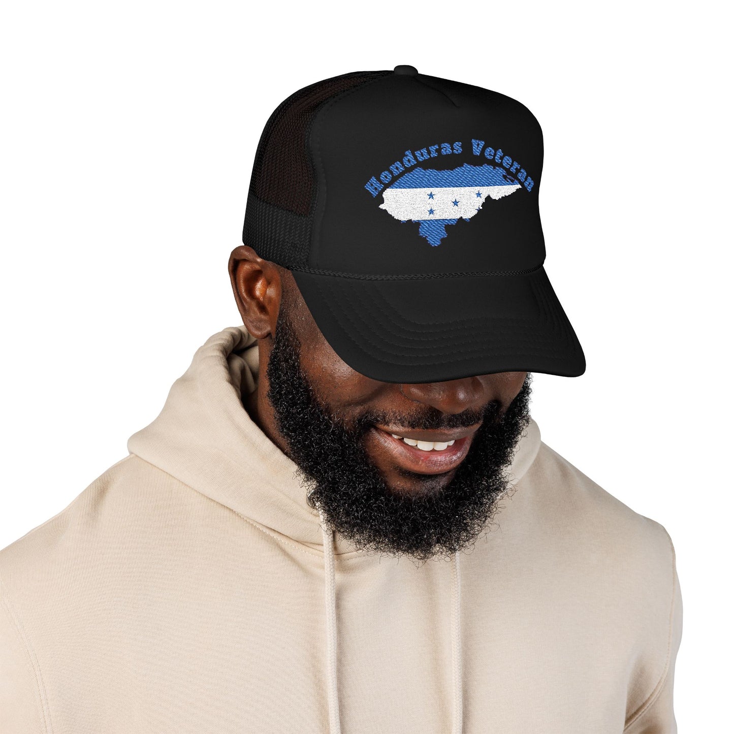 Honduras Veteran – Foam Trucker Hat (Embroidery)