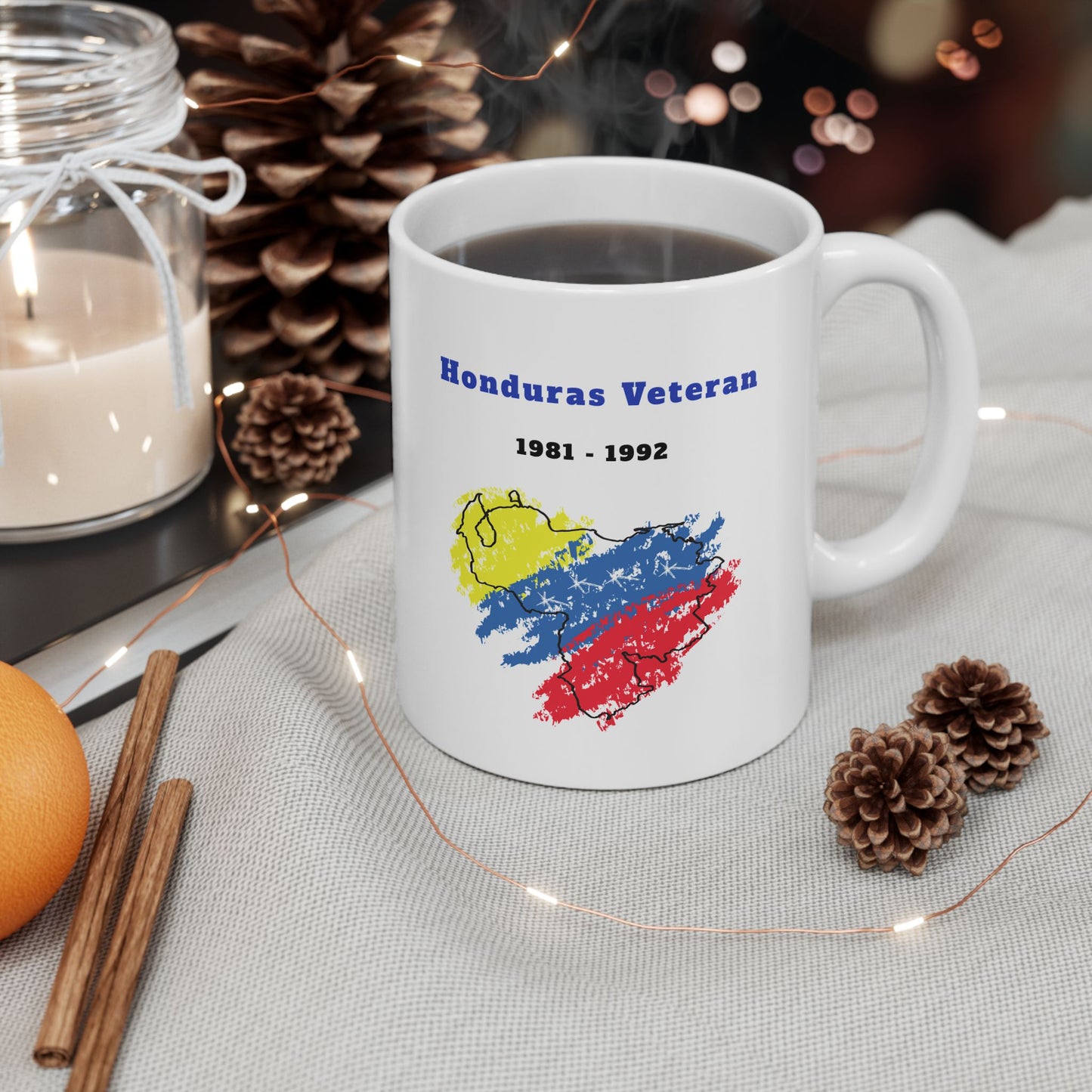 Honduras Veteran 1981–1992 – 11oz. Three Color Coffee Mug