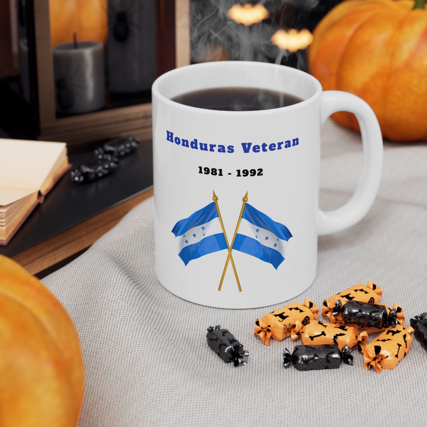 Honduras Veteran 1981–1992 – 11oz. Cross Flag Coffee Mug