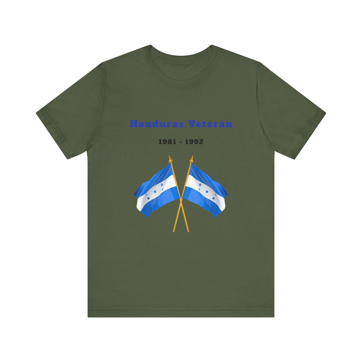 Honduras Veteran 1981–1992 – Crossed Flags T-Shirt
