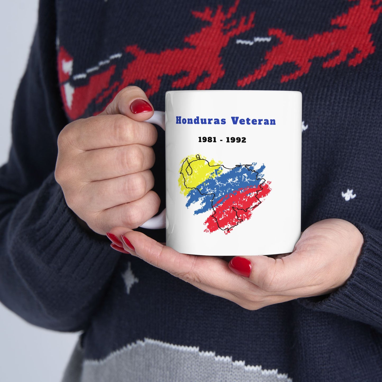 Honduras Veteran 1981–1992 – 11oz. Three Color Coffee Mug