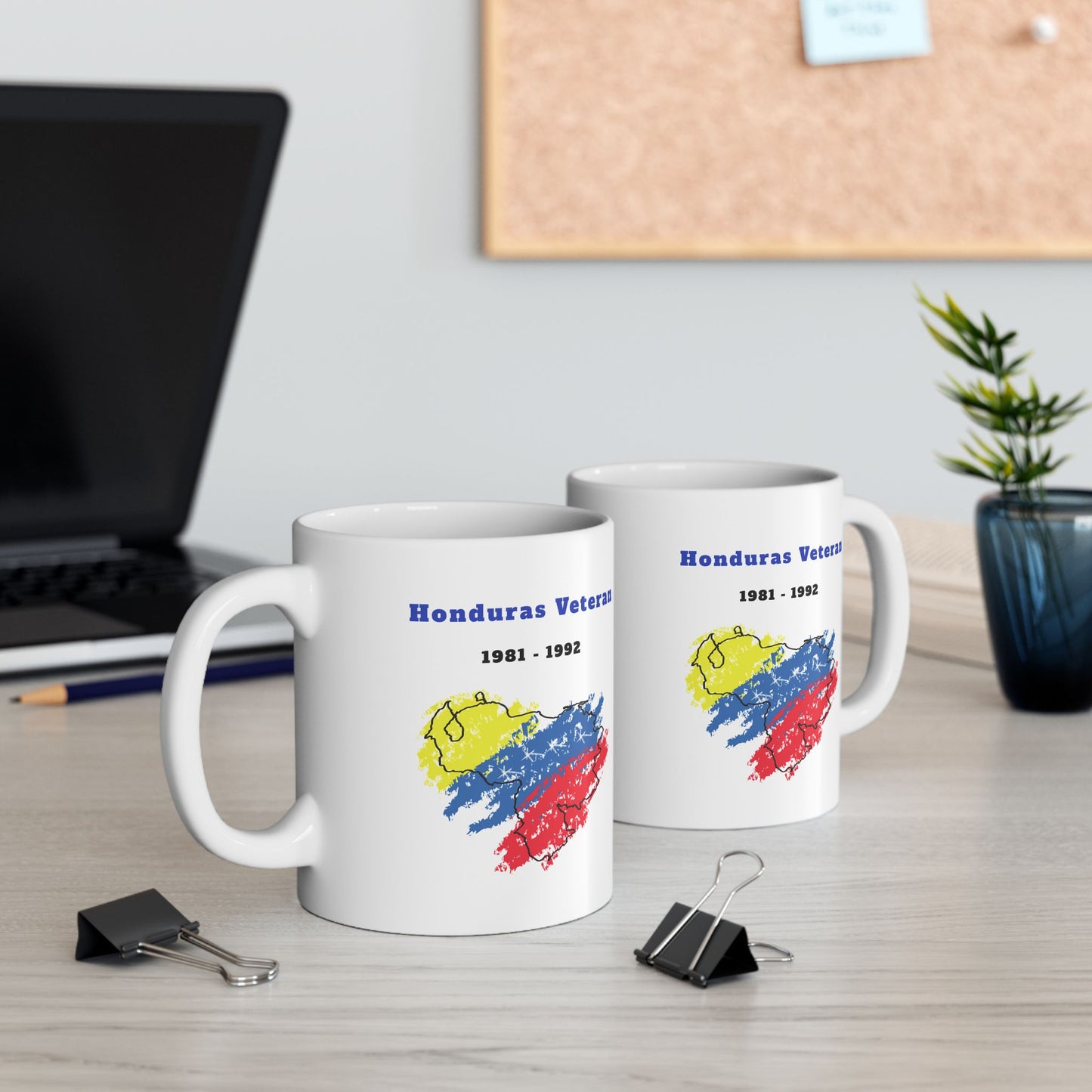 Honduras Veteran 1981–1992 – 11oz. Three Color Coffee Mug
