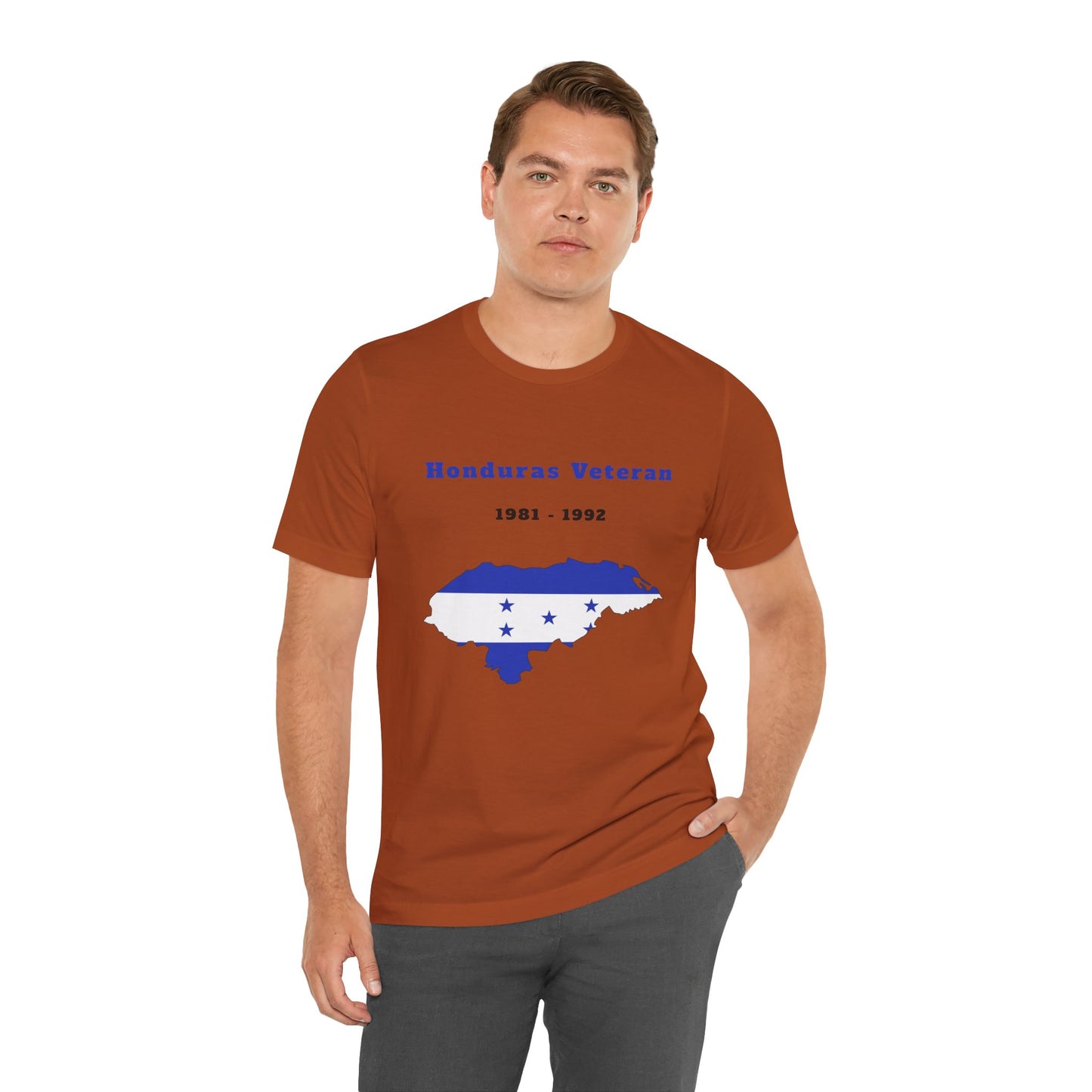 Honduras Veteran 1981–1992 – Flag Map T-Shirt