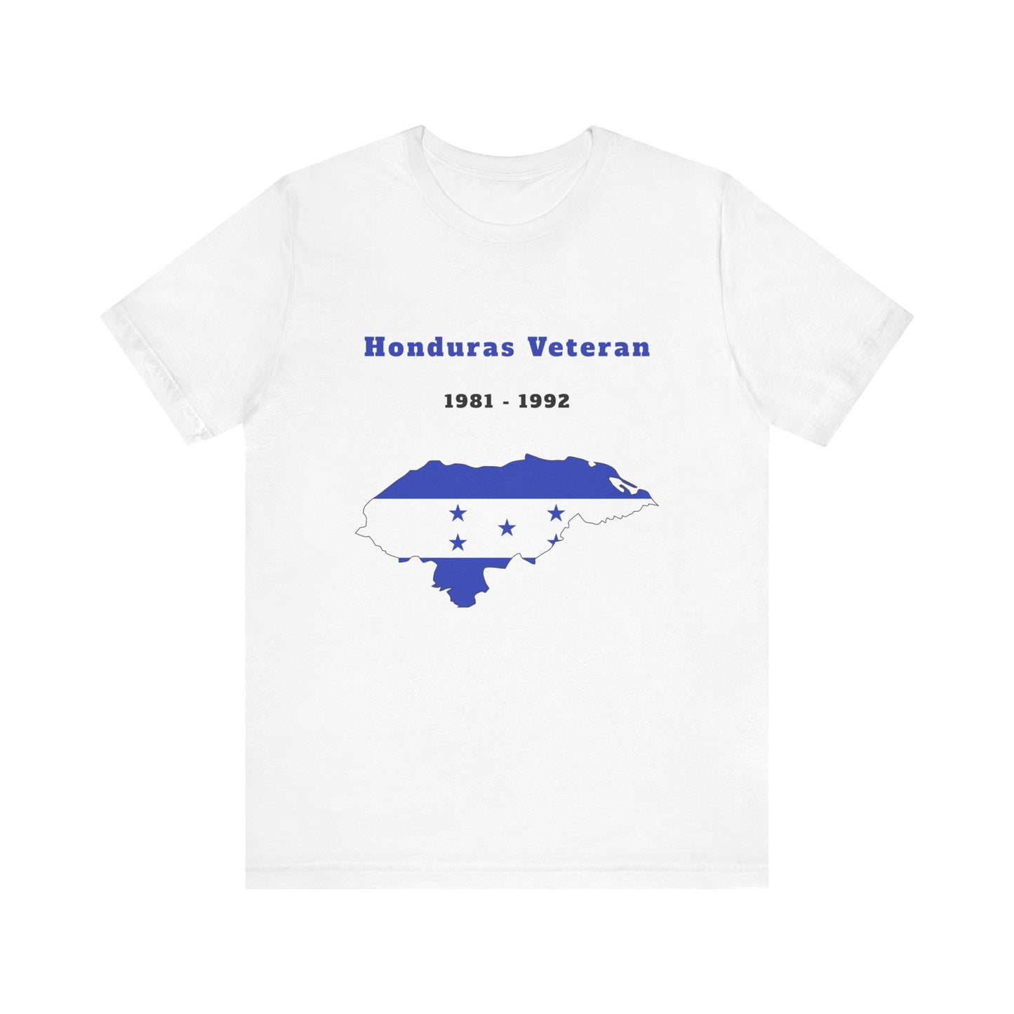 Honduras Veteran 1981–1992 – Flag Map T-Shirt
