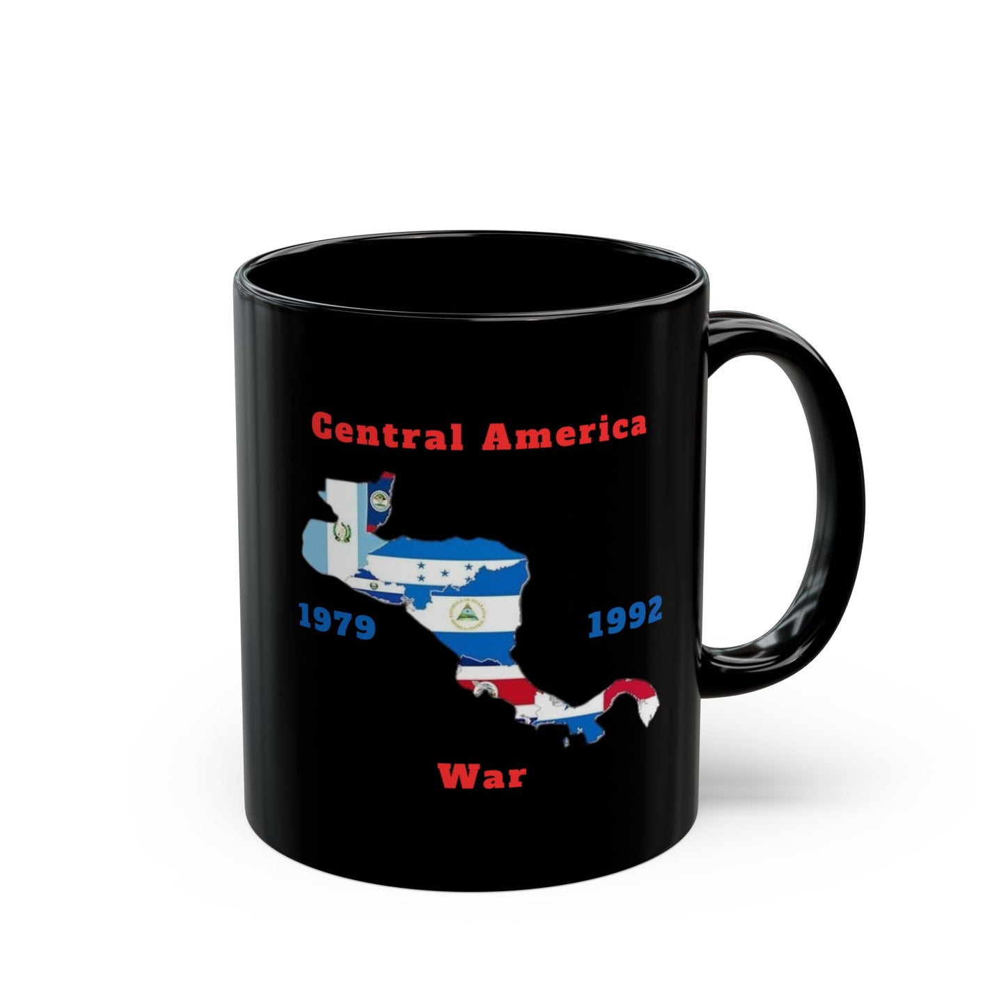 Central America War - Black Mug (11oz)