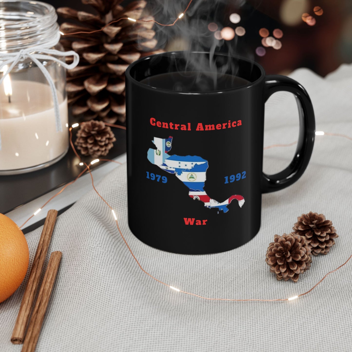 Central America War - Black Mug (11oz)