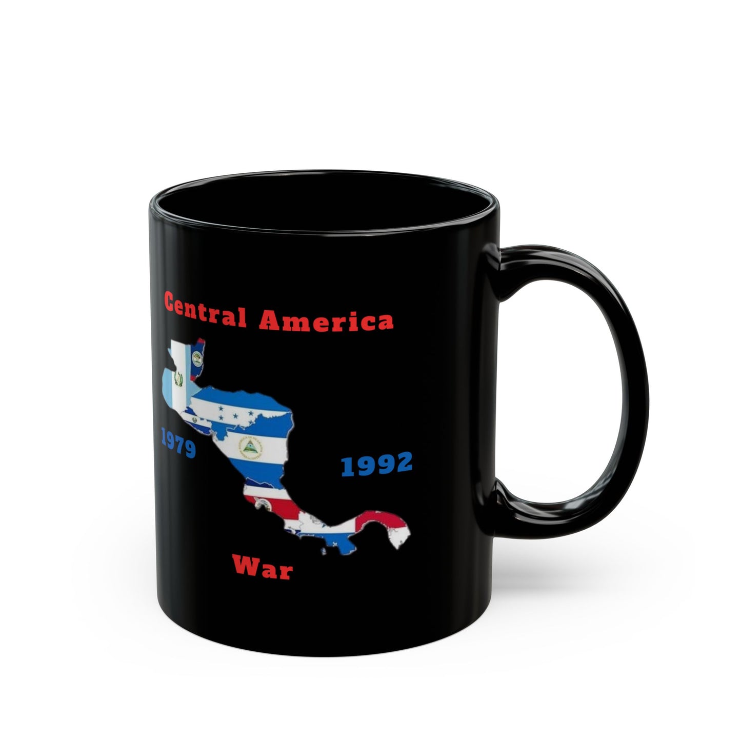 Central America War - Black Mug (11oz)