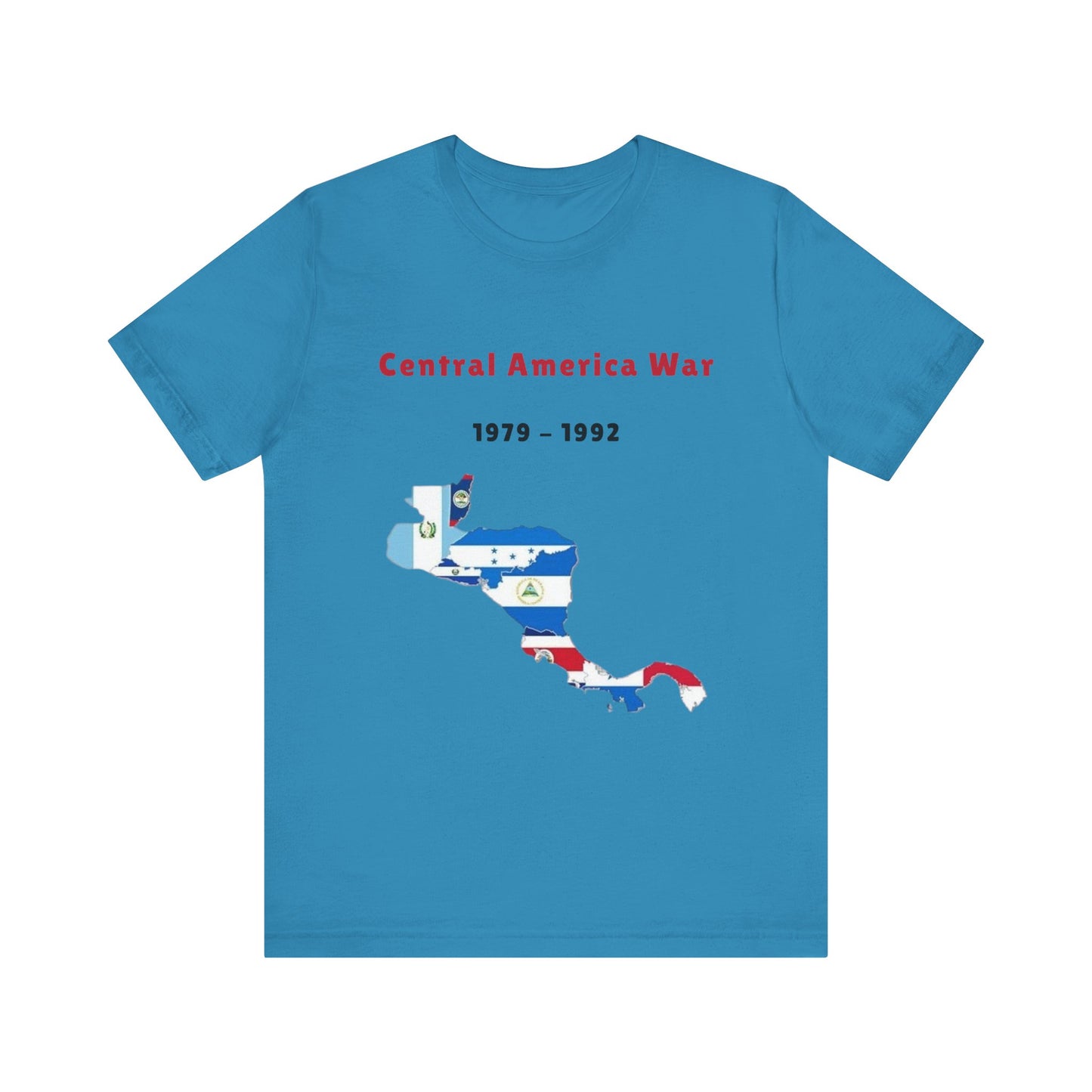 Central America War – Flag Map T-Shirt
