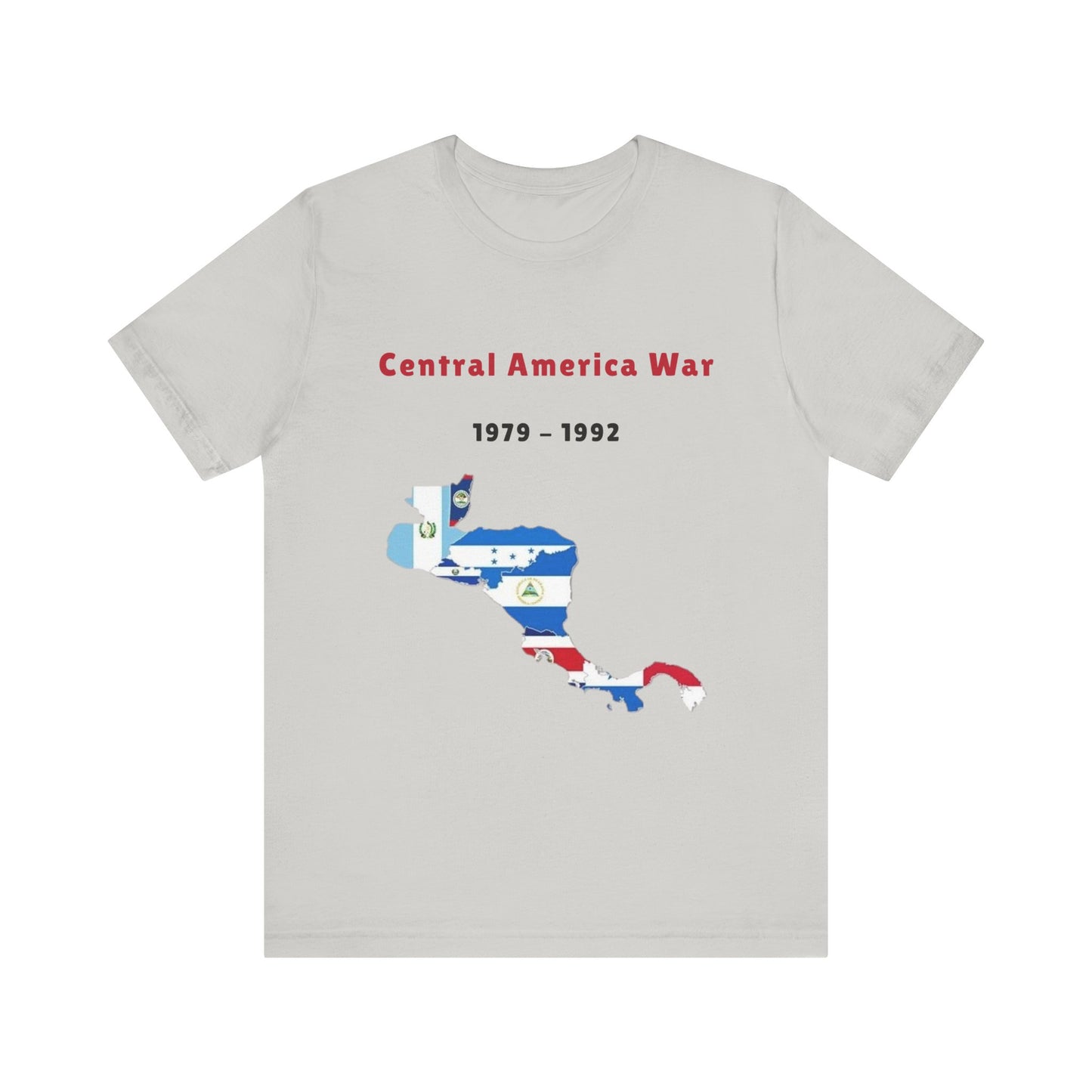 Central America War – Flag Map T-Shirt