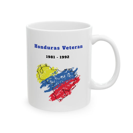Honduras Veteran 1981–1992 – 11oz. Three Color Coffee Mug