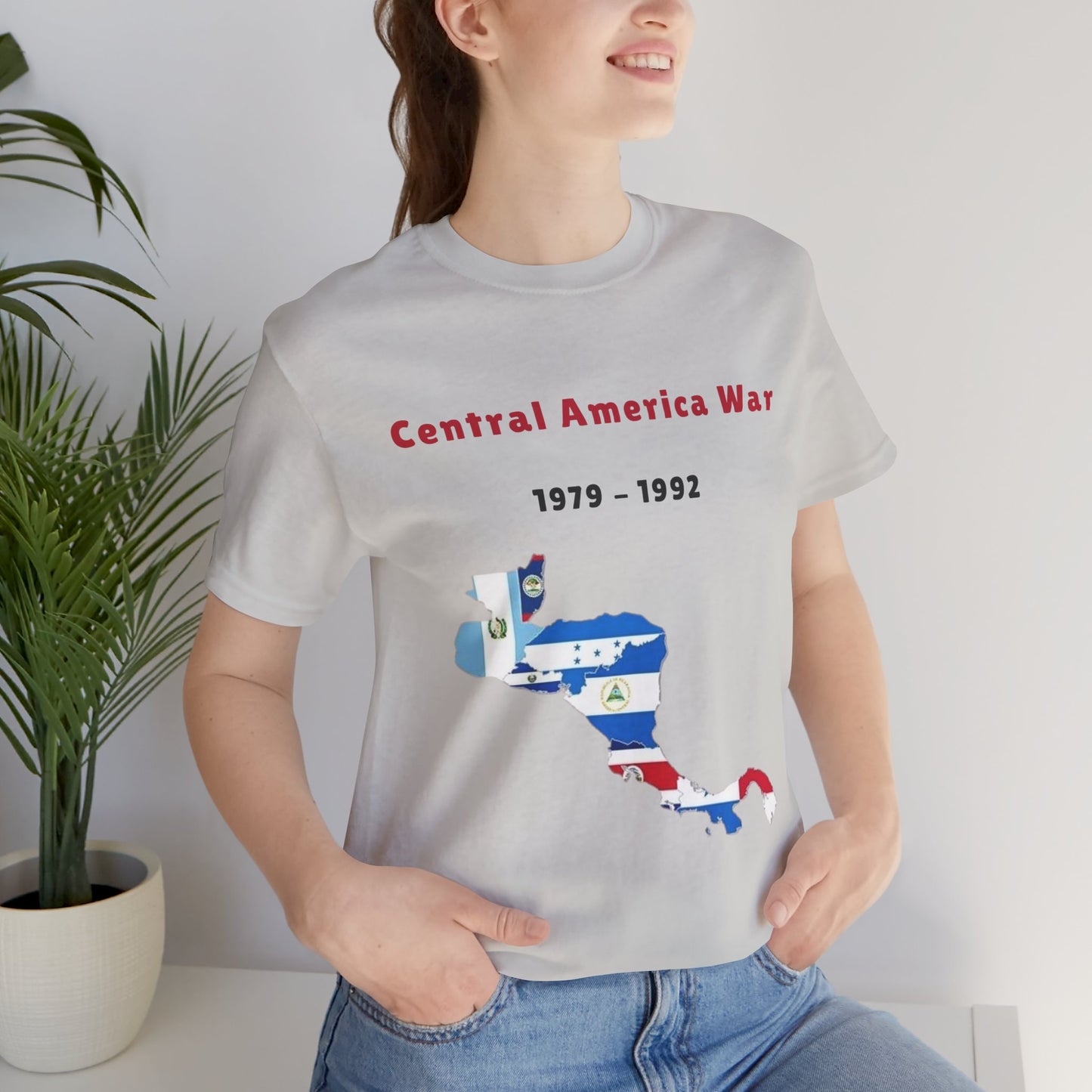 Central America War – Flag Map T-Shirt