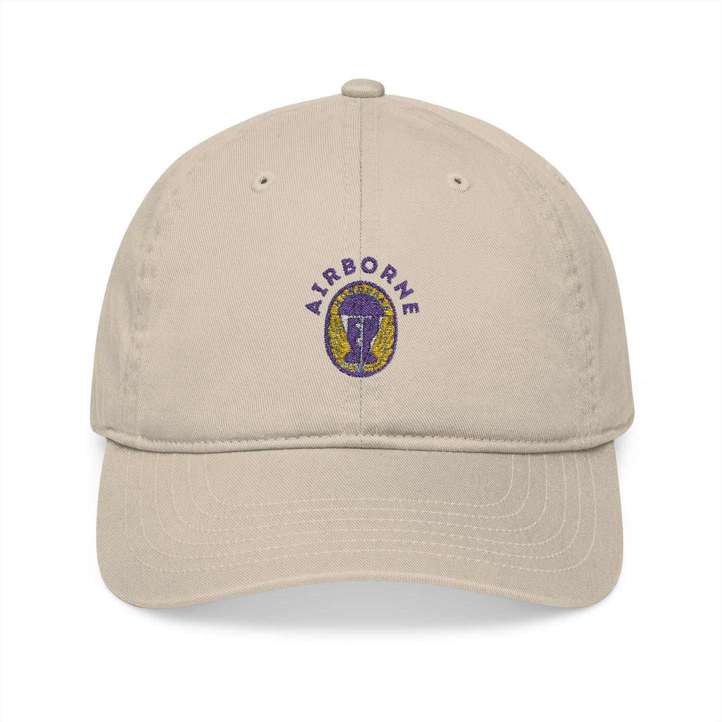 Honduras Airborne School Hat - Organic Baseball Cap (Embroidery)