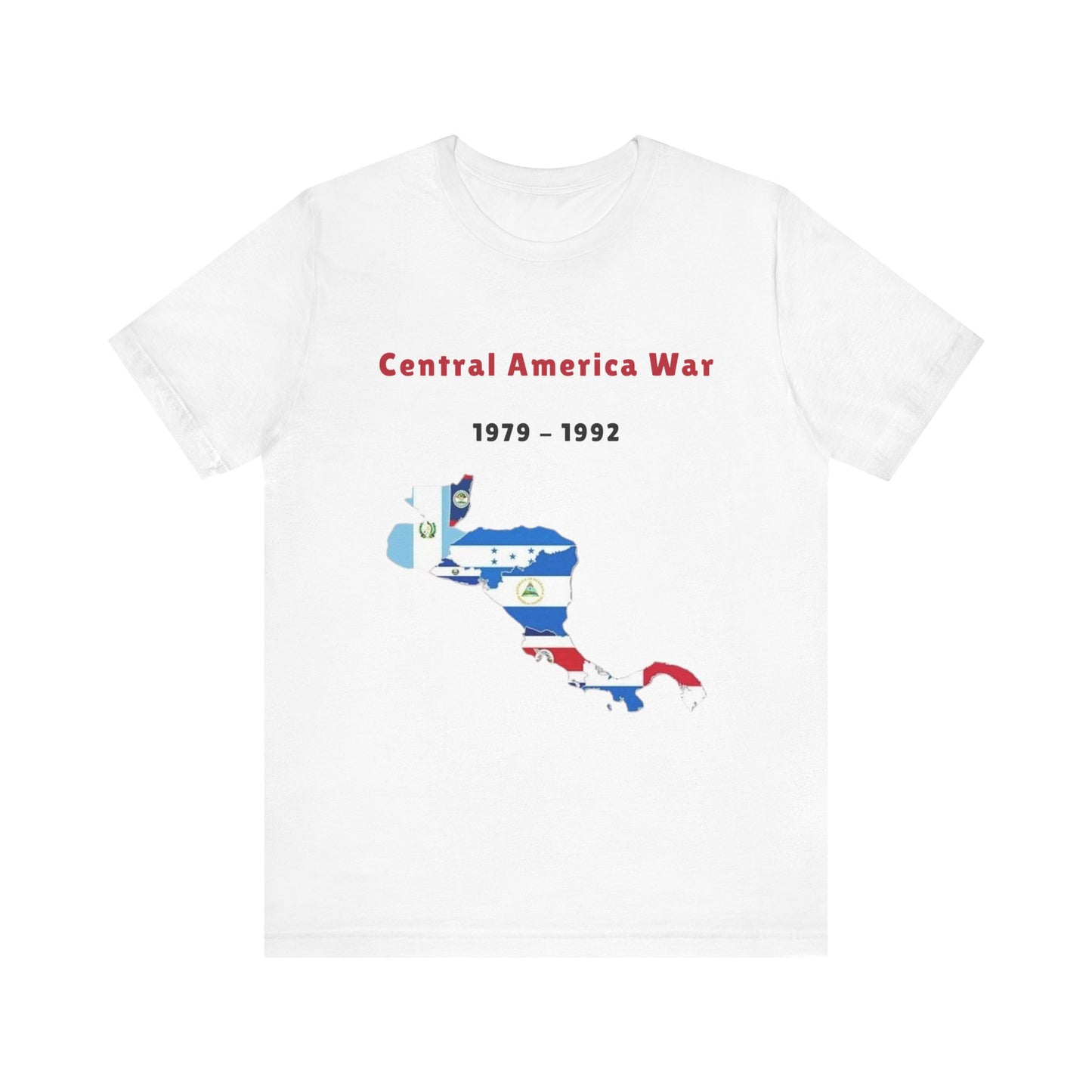 Central America War – Flag Map T-Shirt