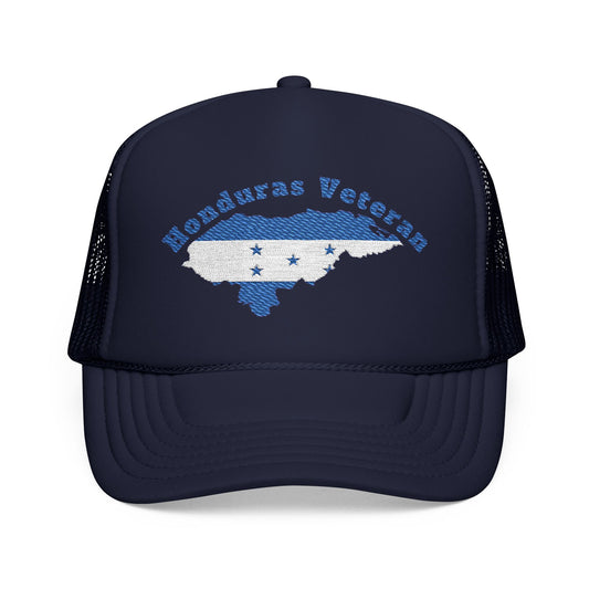 Honduras Veteran – Foam Trucker Hat (Embroidery)