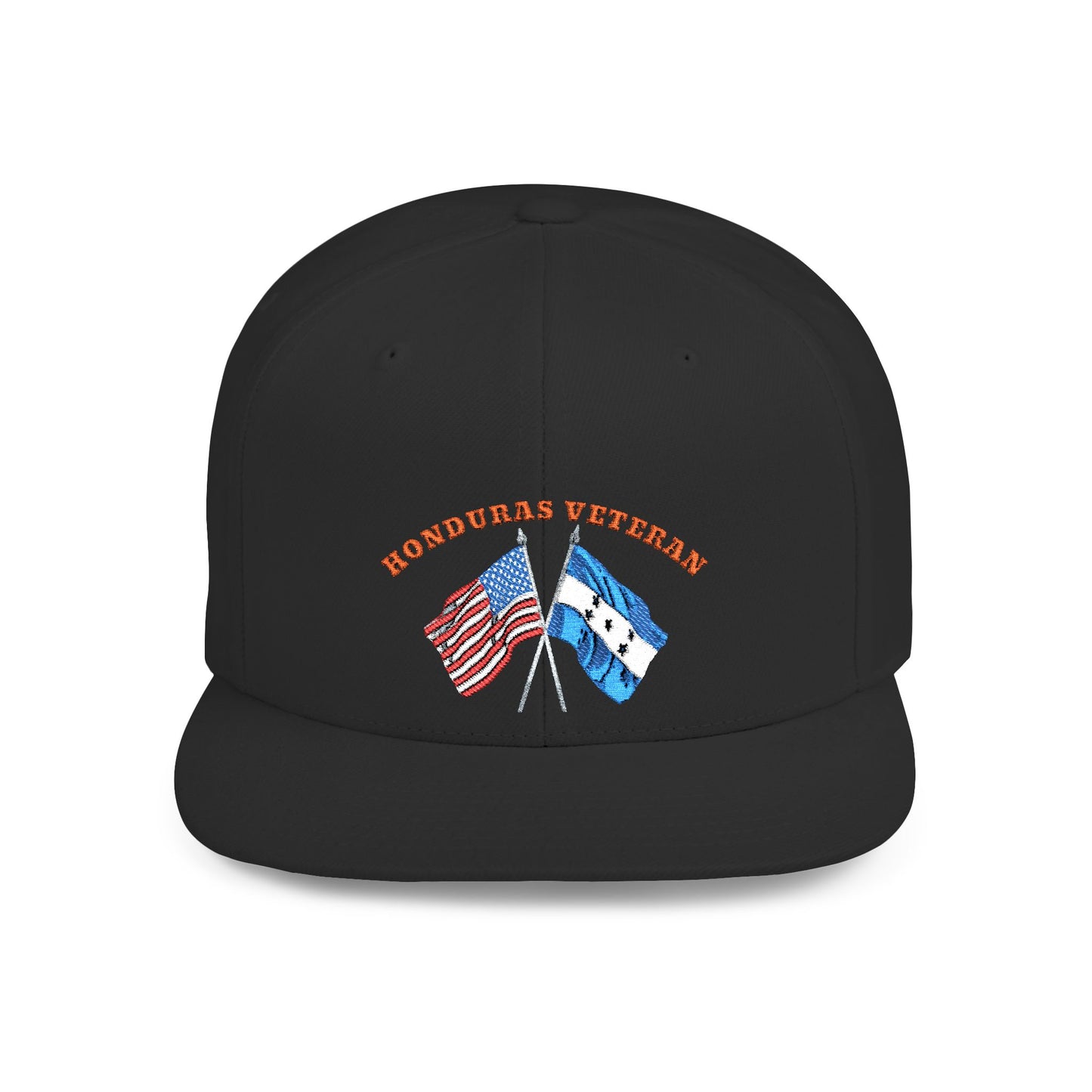 Honduras Veteran – Flat Bill Embroidered Hat