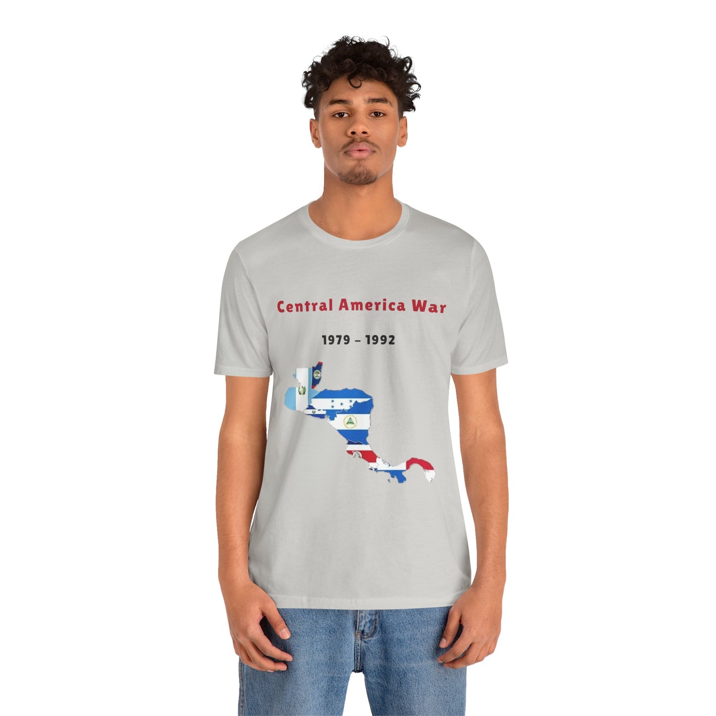 Central America War – Flag Map T-Shirt