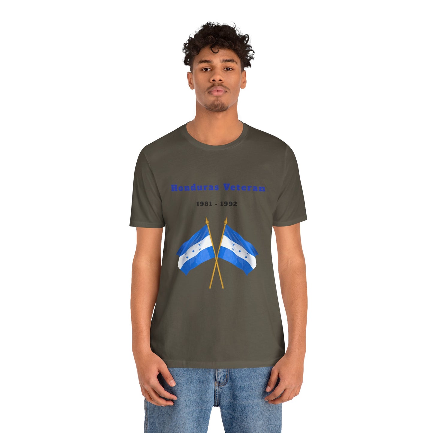 Honduras Veteran 1981–1992 – Crossed Flags T-Shirt