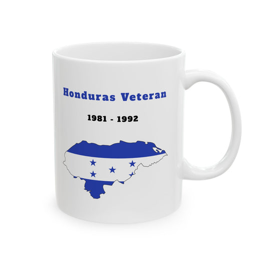 Honduras Veteran 1981–1992 – 11oz. Hondo Map Coffee Mug