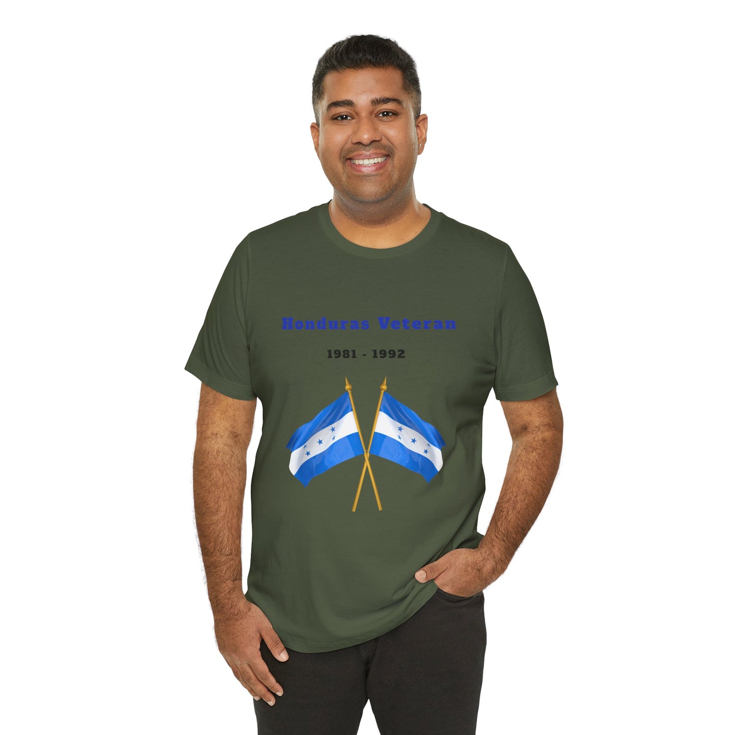 Honduras Veteran 1981–1992 – Crossed Flags T-Shirt