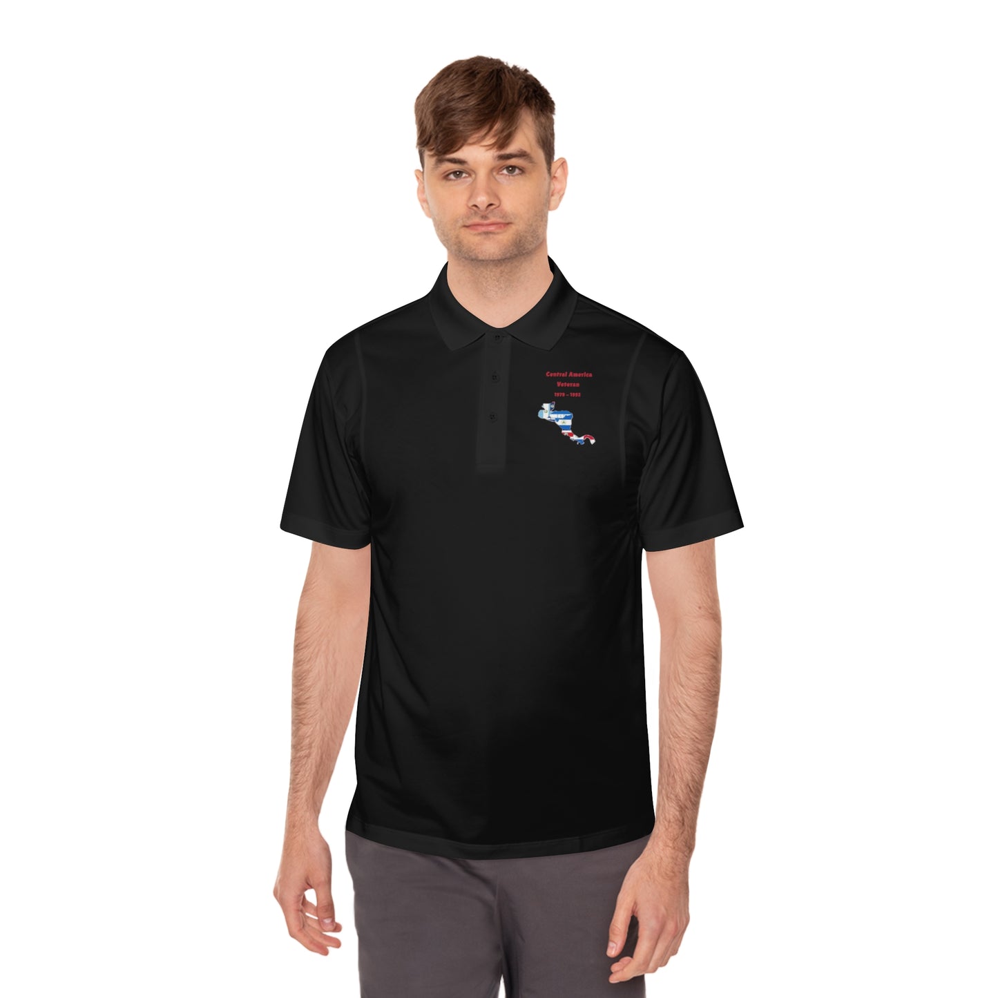 Central America veteran - Men's Sport Polo Shirt