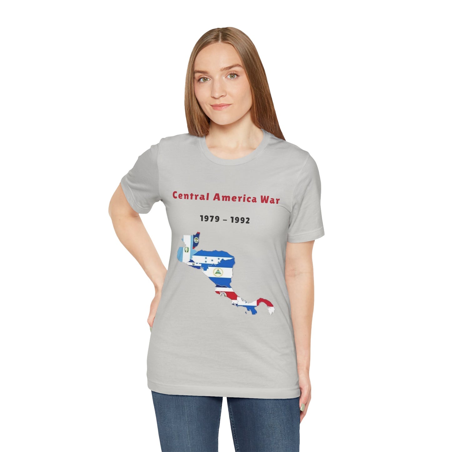 Central America War – Flag Map T-Shirt
