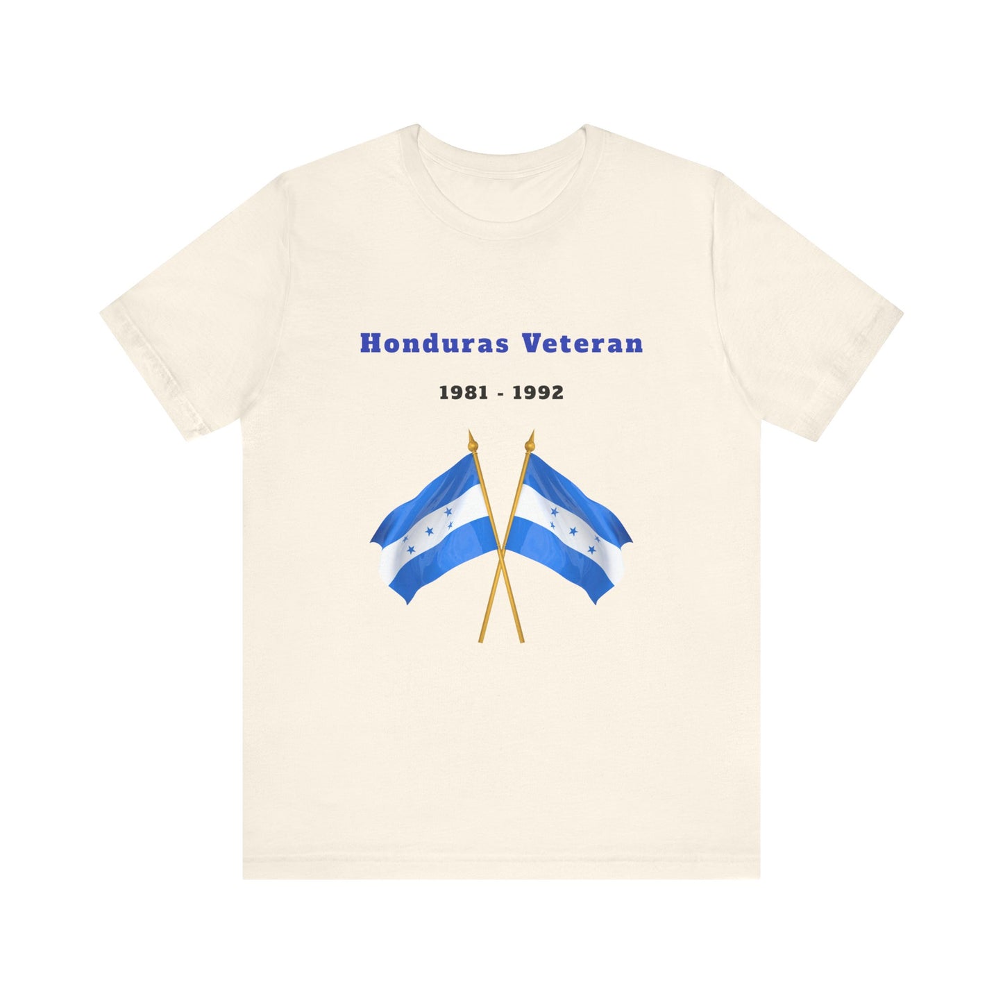 Honduras Veteran 1981–1992 – Crossed Flags T-Shirt