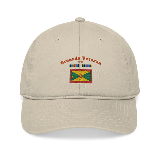 Grenada Veteran - Organic Baseball Cap