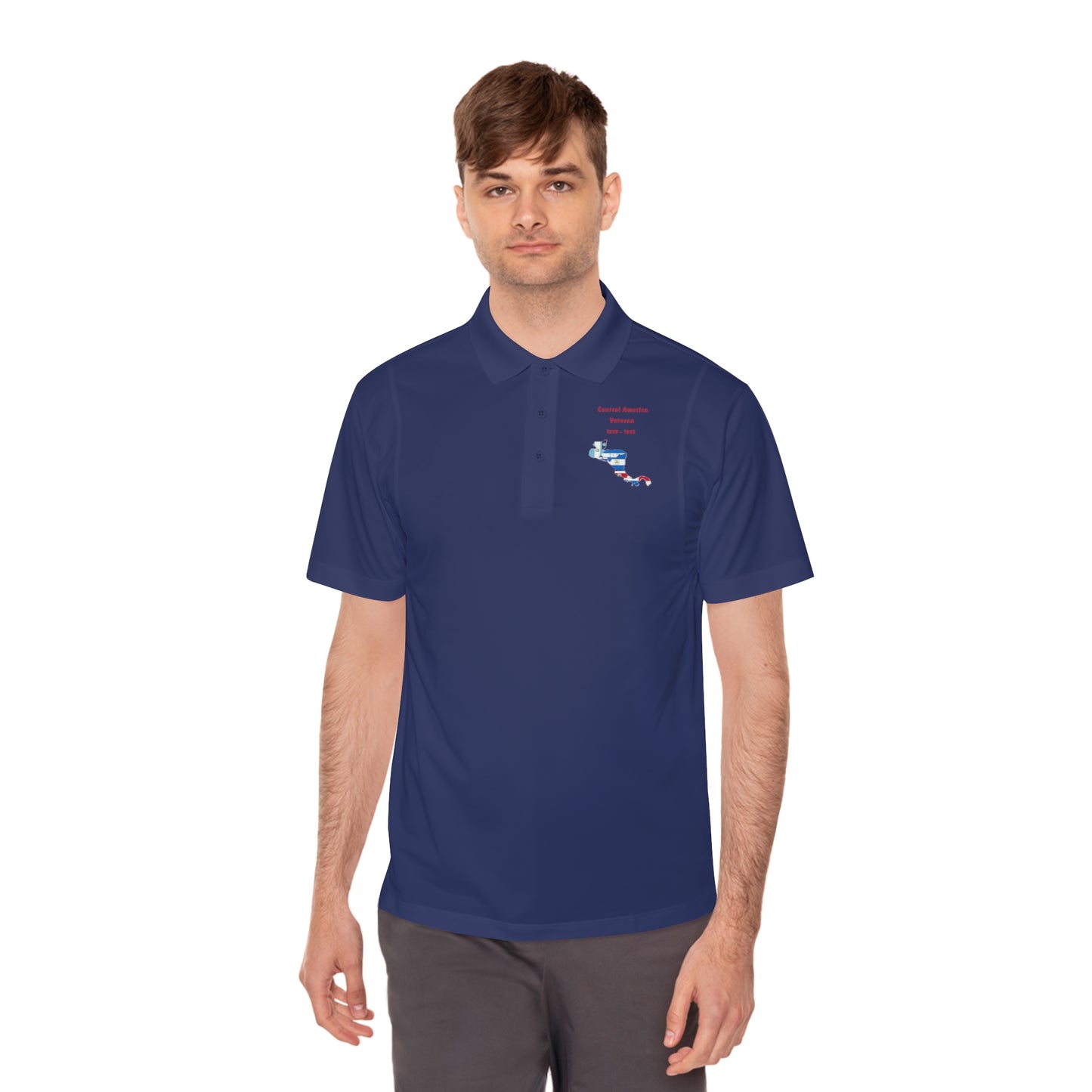 Central America veteran - Men's Sport Polo Shirt