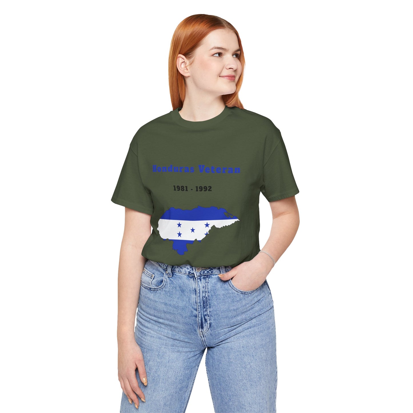 Honduras Veteran 1981–1992 – Flag Map T-Shirt