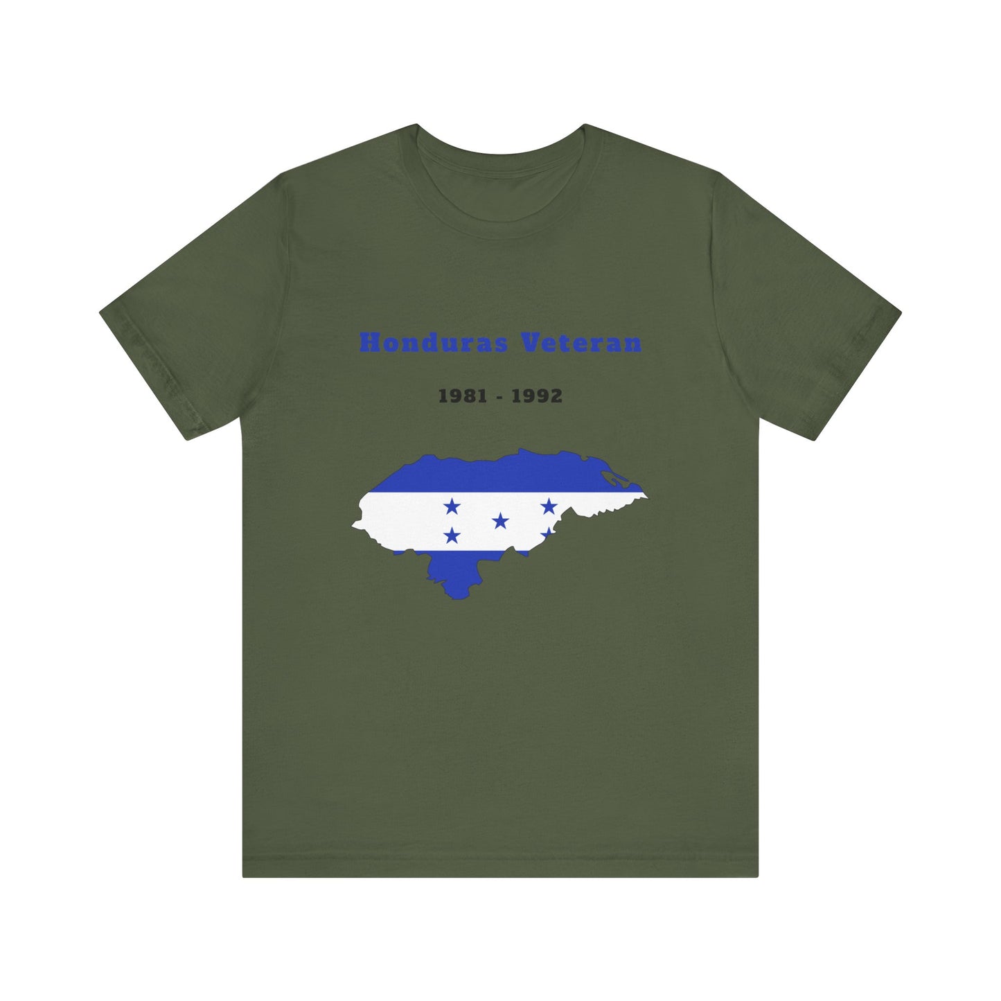Honduras Veteran 1981–1992 – Flag Map T-Shirt
