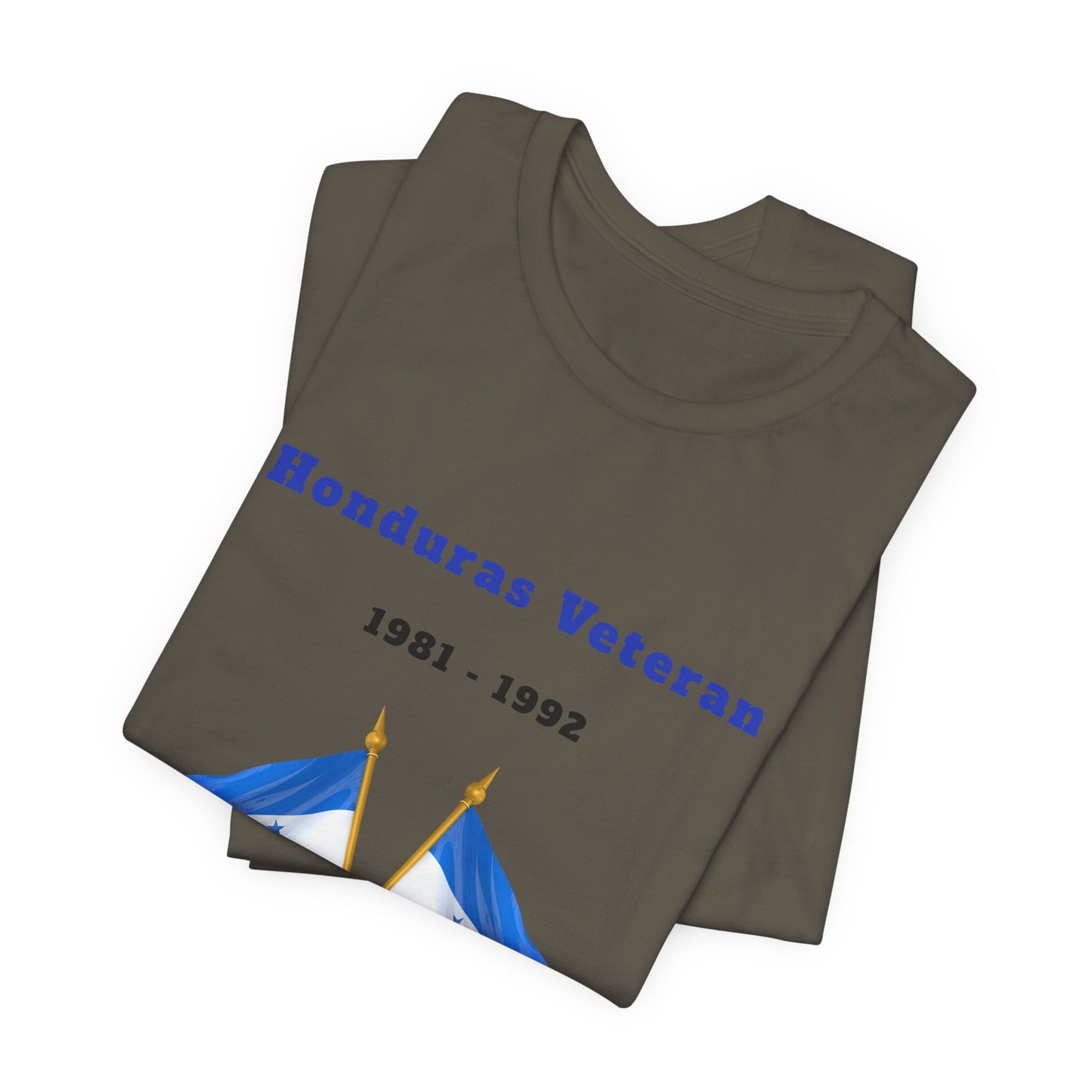 Honduras Veteran 1981–1992 – Crossed Flags T-Shirt