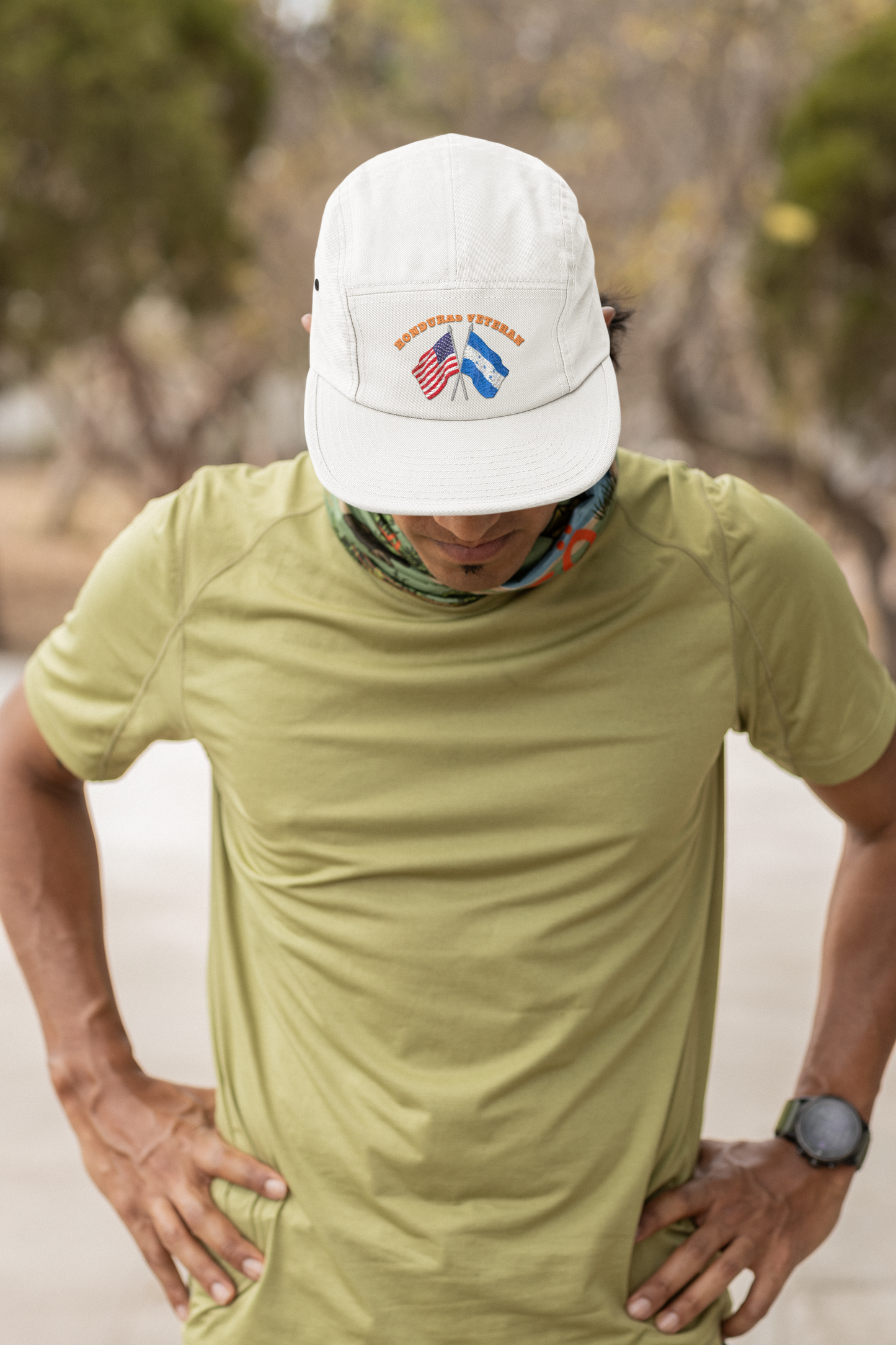 Honduras Veteran – Flat Bill Embroidered Hat